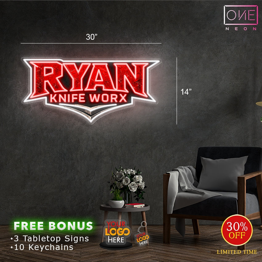 Ryan Knife Worx | LED Neon Sign