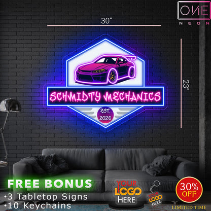 SCHMIDTY MECHANICS | LED Neon Sign
