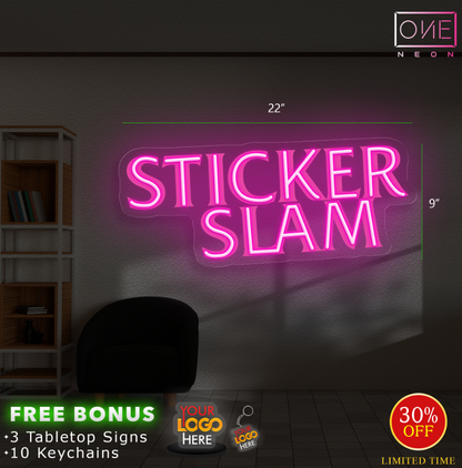STICKER SLAM | LED Neon Sign
