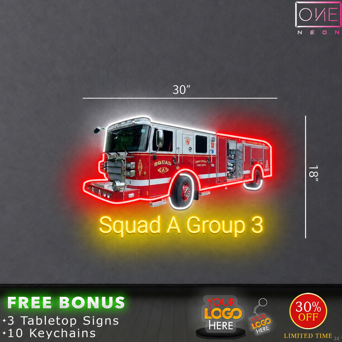 SQUAD A GROUP 3 | LED Neon Sign
