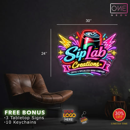 Sip Lab Creations | LED Neon Sign