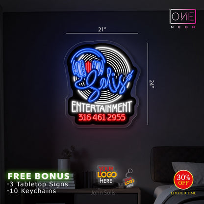 Solis ENTERTAINMENT | LED Neon Sign