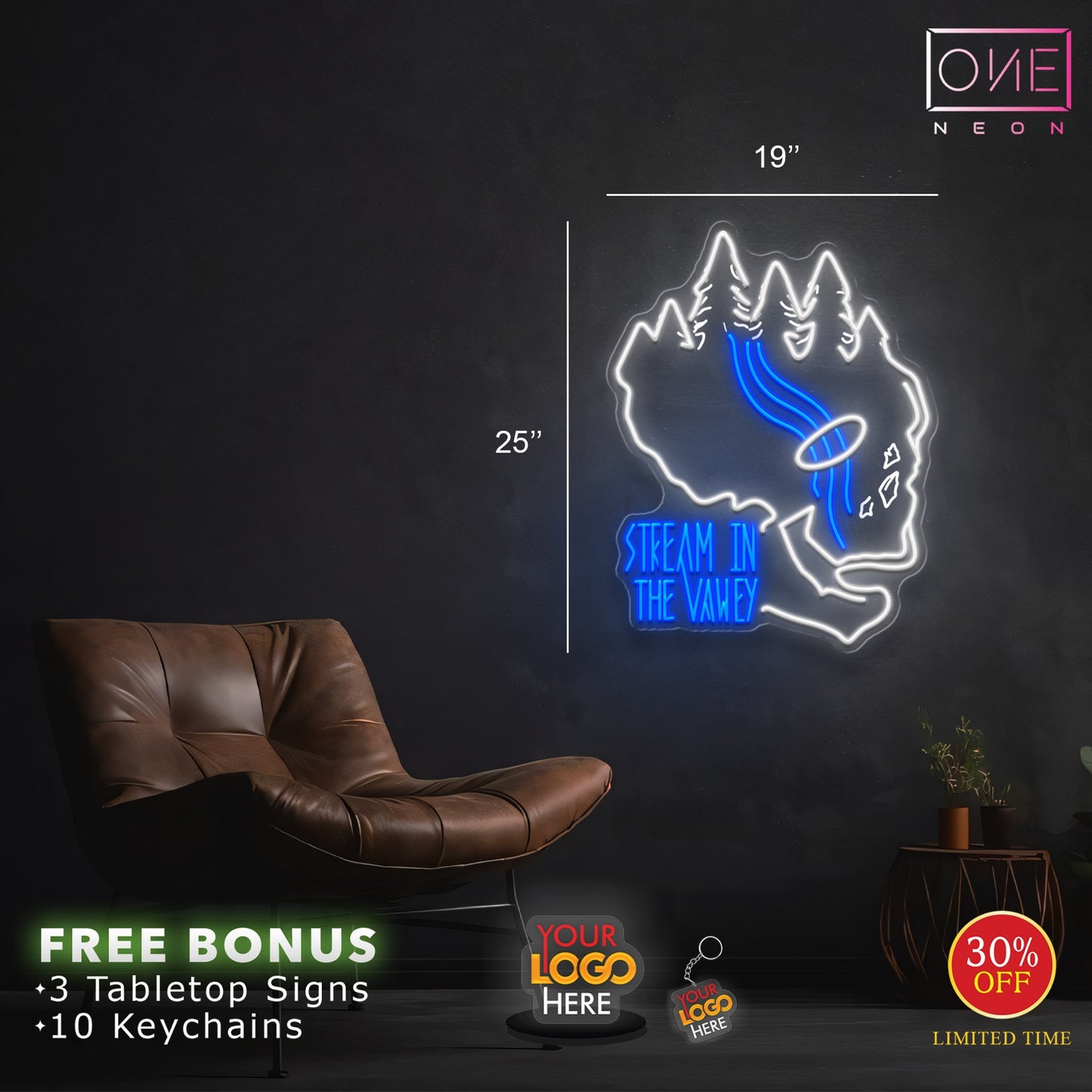 Stream in the Valley | LED Neon Sign