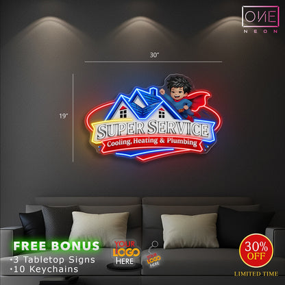 Super Service | LED Neon Sign
