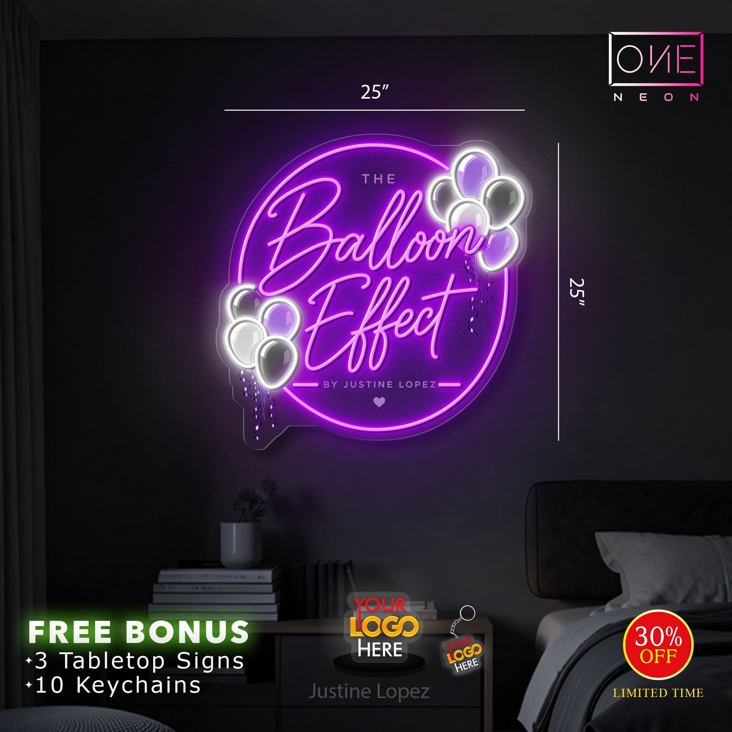 THE Balloon Effect | LED Neon Sign
