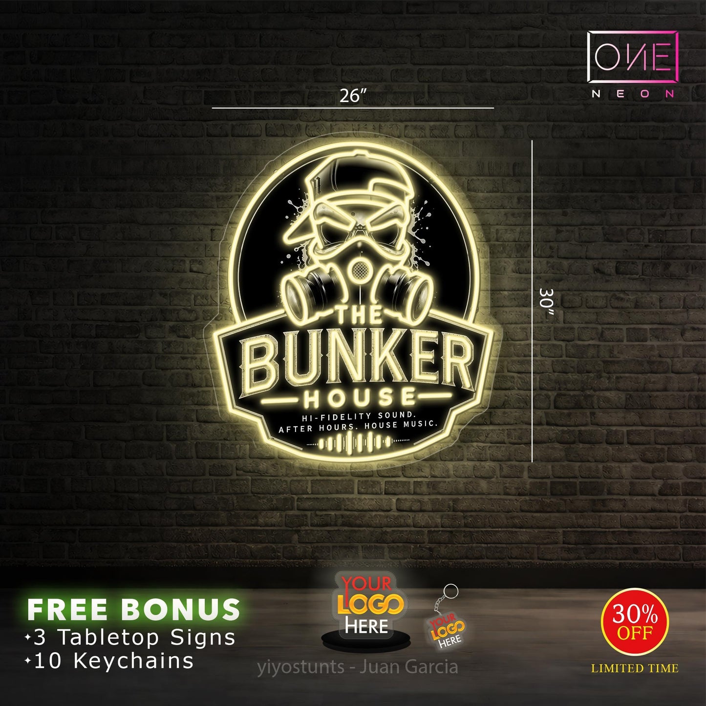 THE BUNKER HOUSE | LED Neon Sign
