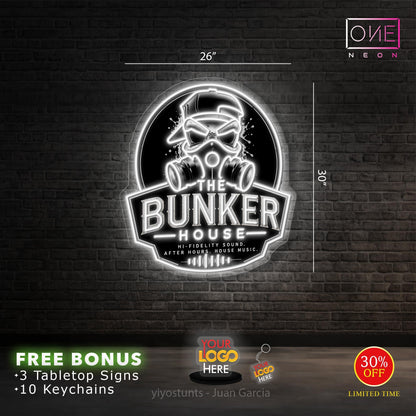 THE BUNKER HOUSE | LED Neon Sign