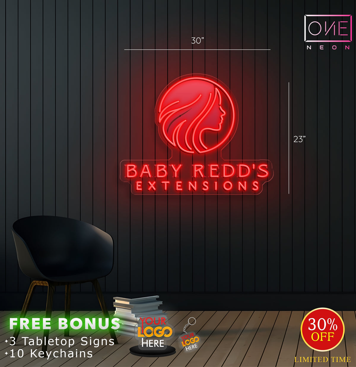 Baby redd's extensions | LED Neon Sign
