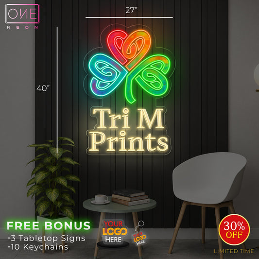 Tri M Prints | LED Neon Sign