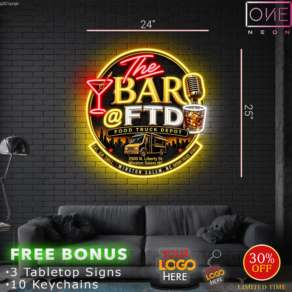 The Bar @FTD | LED Neon Sign