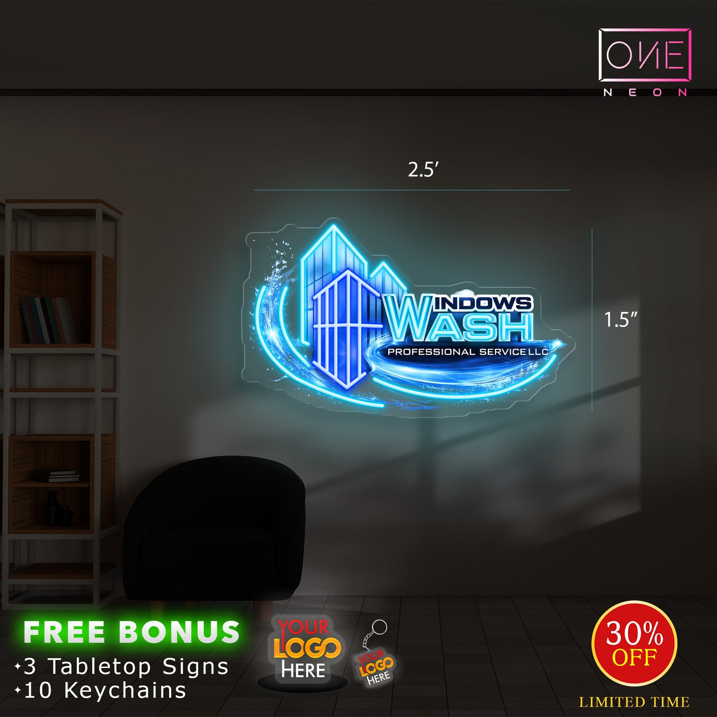 Windows Wash Professional Service LLC| LED Neon Sign
