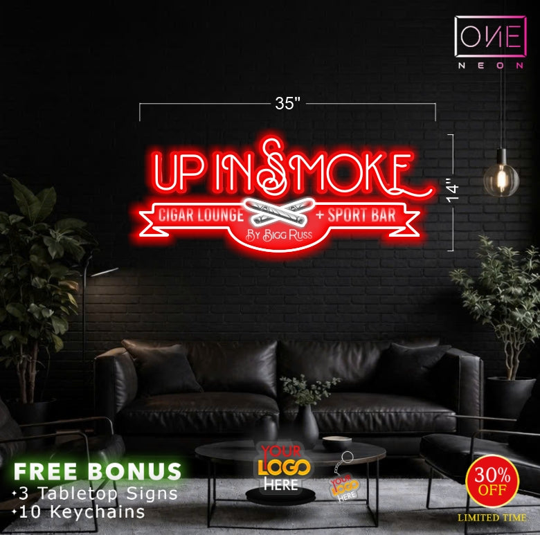 Up in Smoke | LED Neon Sign