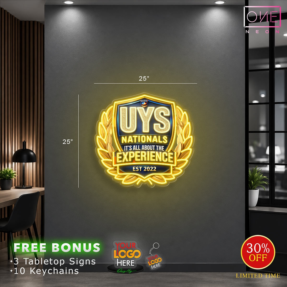 UYS Nationals | LED Neon Sign