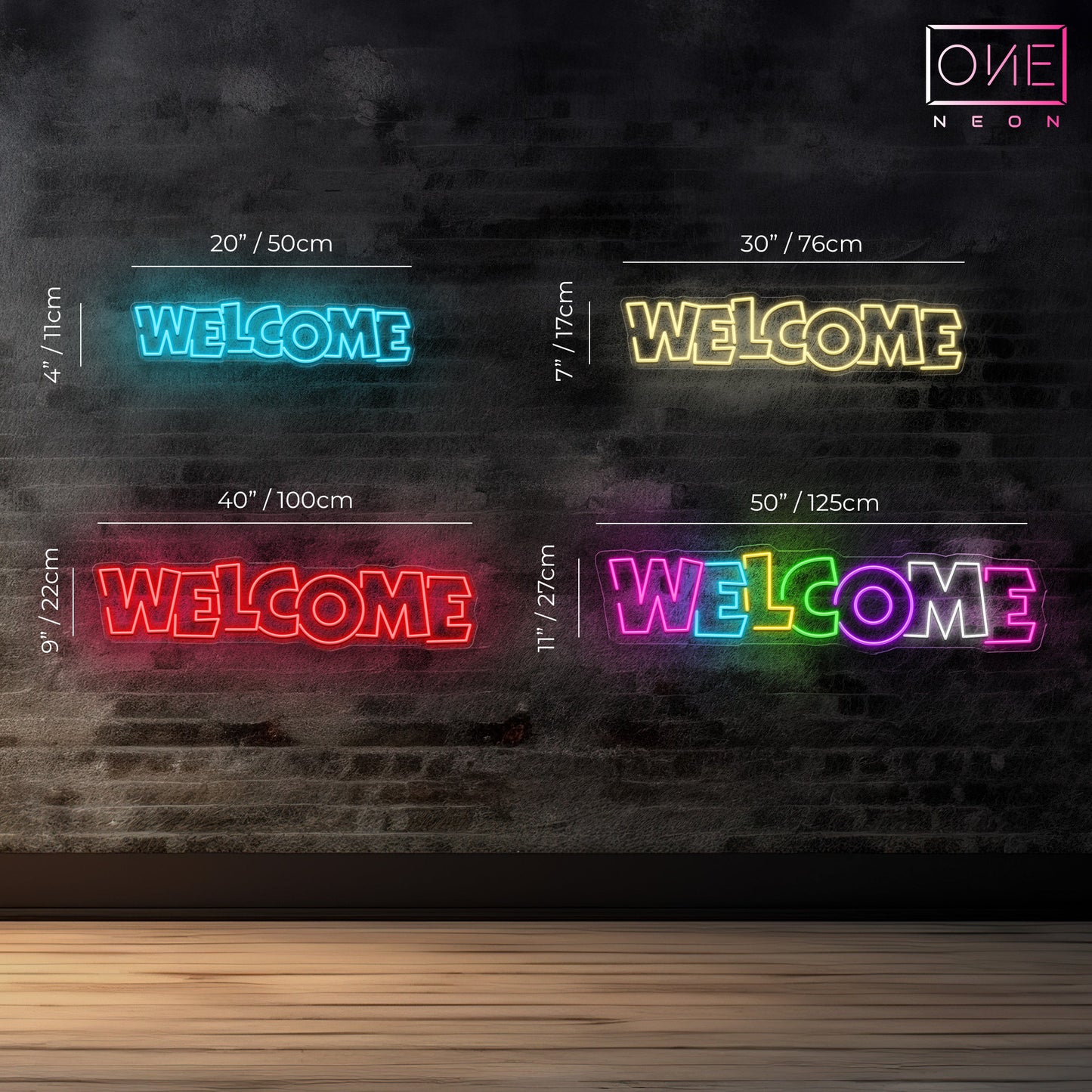 Welcome LED Neon Sign