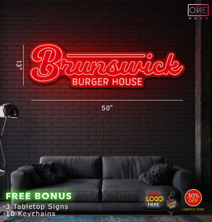 Brunswick Burger House | LED Neon Sign