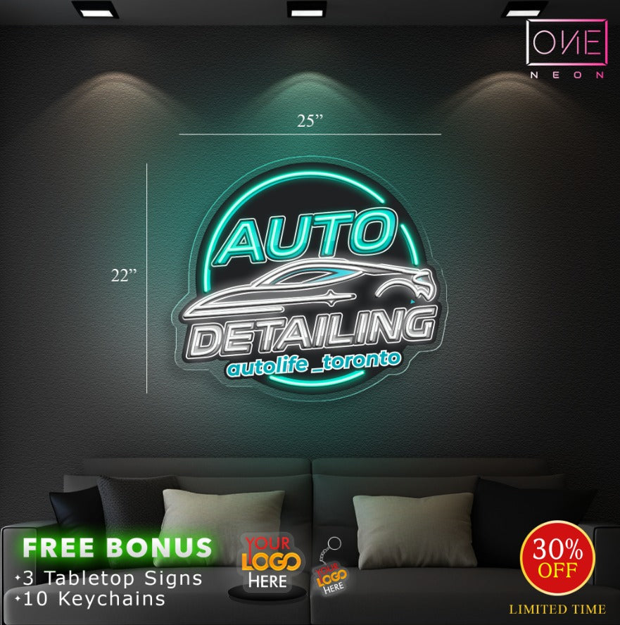 Auto detailing | LED Neon Sign