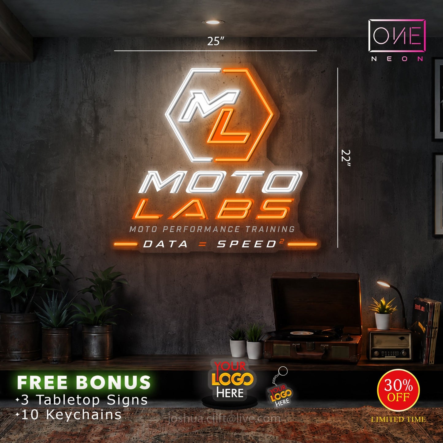 MOTO LABS | LED Neon Sign