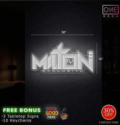 Dj Milton exclusivo | LED Neon Sign