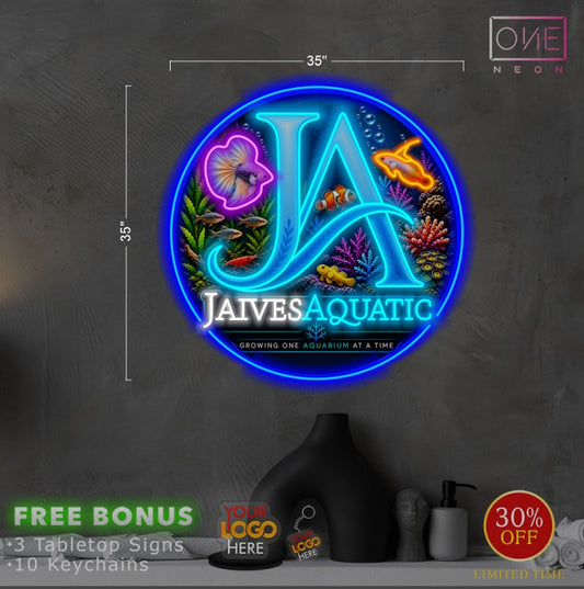 JaivesAquatic | LED Neon Sign