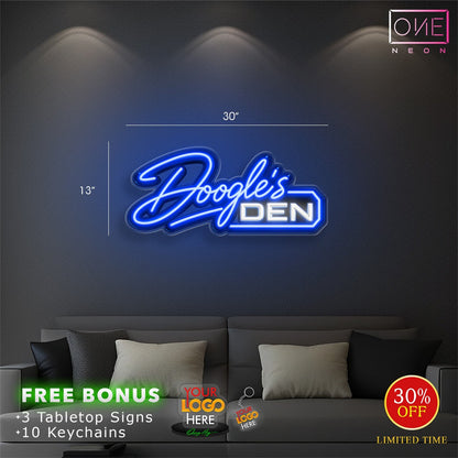 Doogle's Den | LED Neon Sign