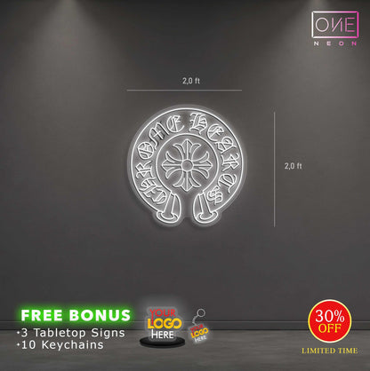 Enseigne néon LED œuvre d'art Tatoueur