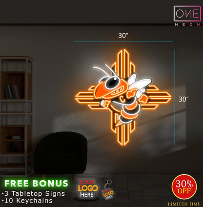 Bee logo| LED Neon Sign