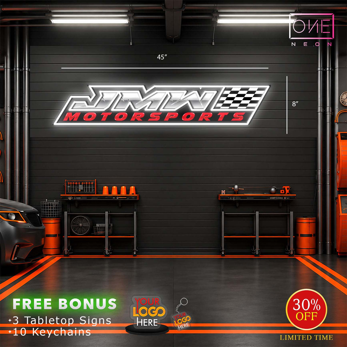 JMW Motorsports | LED Neon Sign