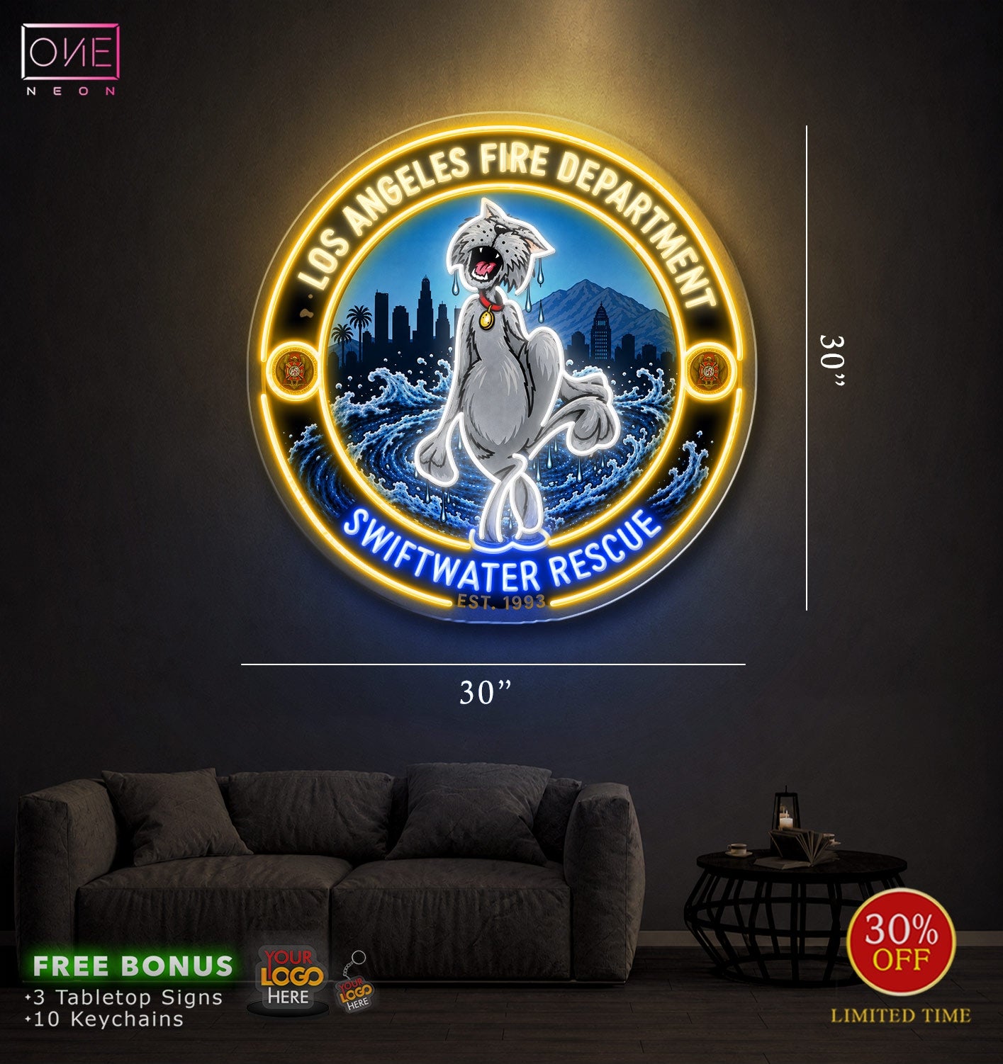 Los Angeles fire department | LED Neon Sign