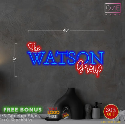 The Watson Group | LED Neon Sign