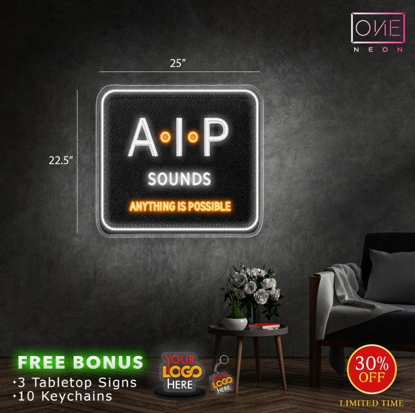 AIP Sounds | LED Neon Sign