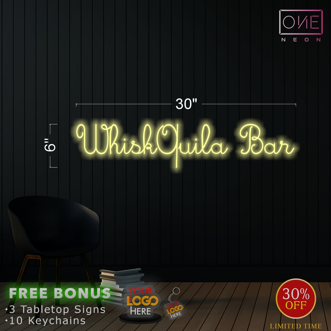 WhiskQuila Bar | LED Neon Sign