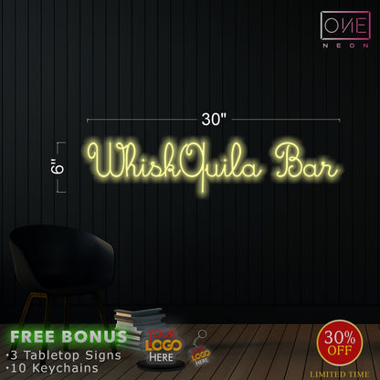 WhiskQuila Bar | LED Neon Sign