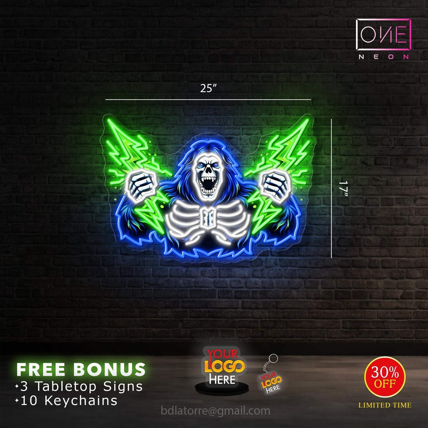 Bryan's logo| LED Neon Sign