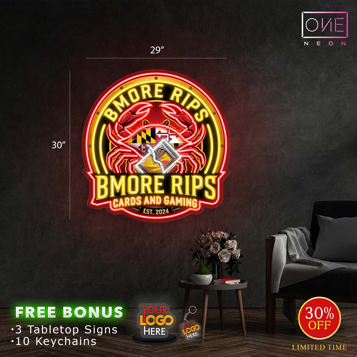 BMORE RIPS | LED Neon Sign