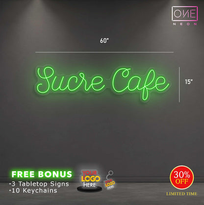 SUCRE CAFE | LED Neon Sign