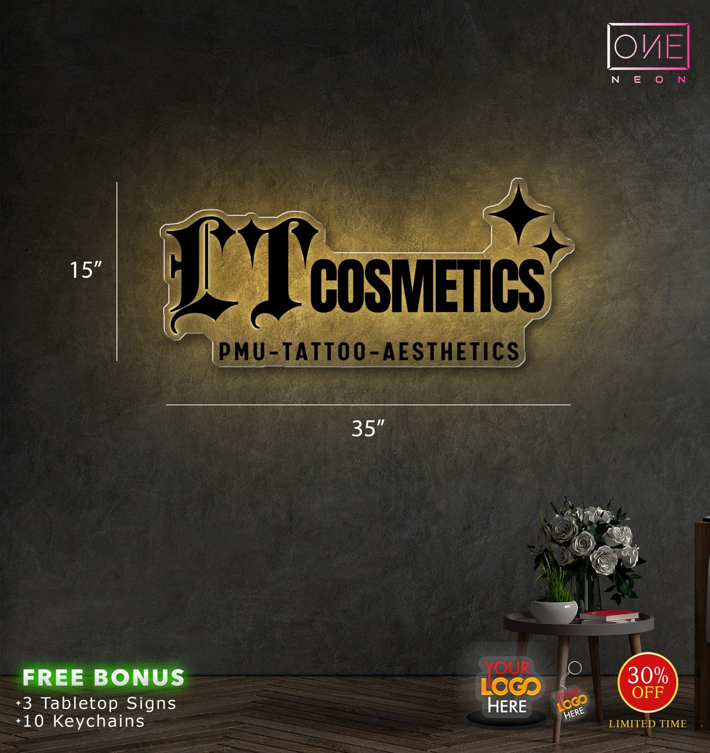 LT COSMETICS | LED Neon Sign