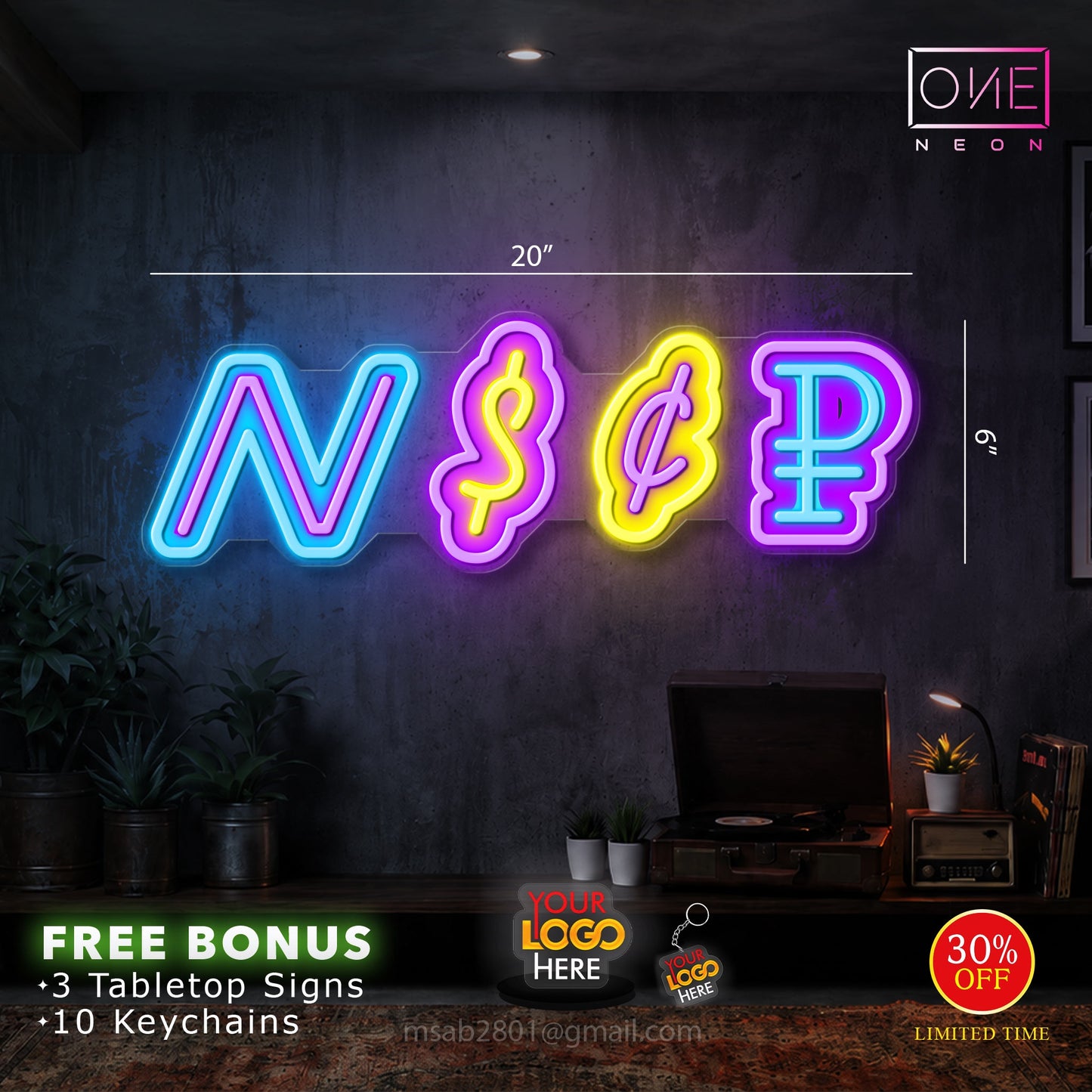 N$CP| LED Neon Sign
