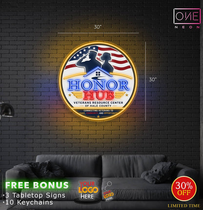 HONOR HUB | LED Neon Sign