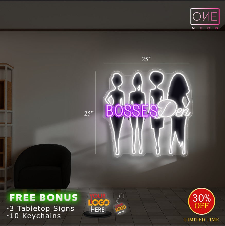 Bosses Den | LED Neon Sign