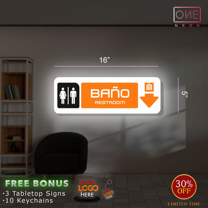 TROMPO &  RESROOM & ORDENE AQUI | Lightbox ( 3 SIGNS)