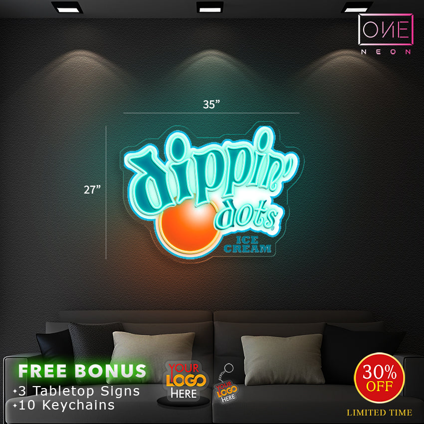 Dippin Dots | LED Neon Sign (Waterproof)