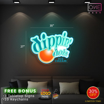 Dippin Dots | LED Neon Sign (Waterproof)