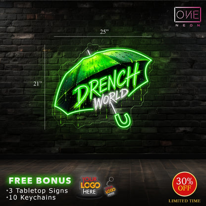 Drench World | LED Neon Sign