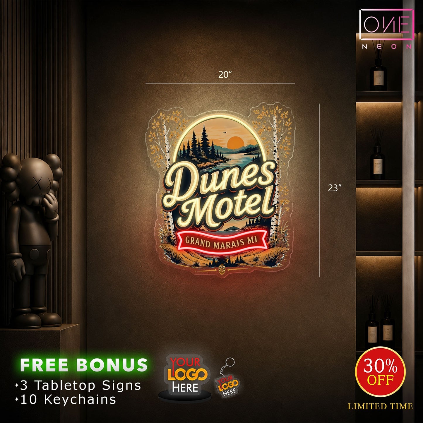 Dunes Motel | LED Neon Sign
