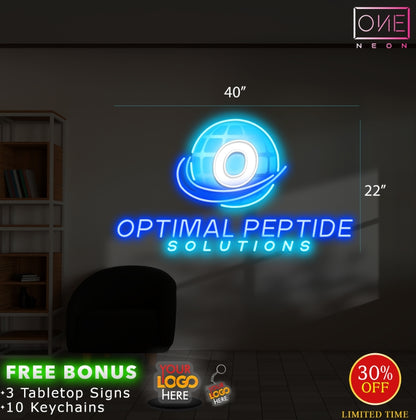 OPTIMAL PEPTIDE SOLUTIONS | LED Neon Sign