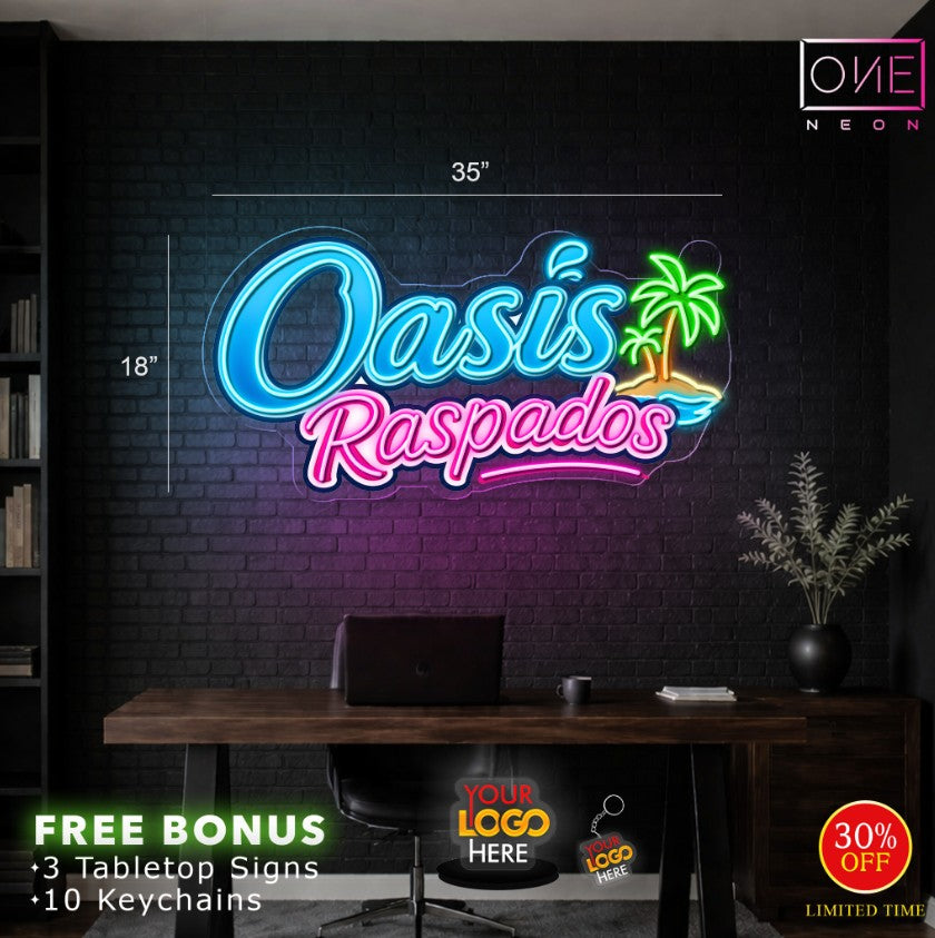 OASIS RASPADOS | LED Neon Sign