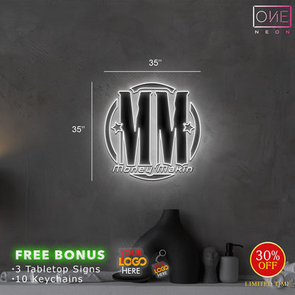 MM logo | LED Neon Sign