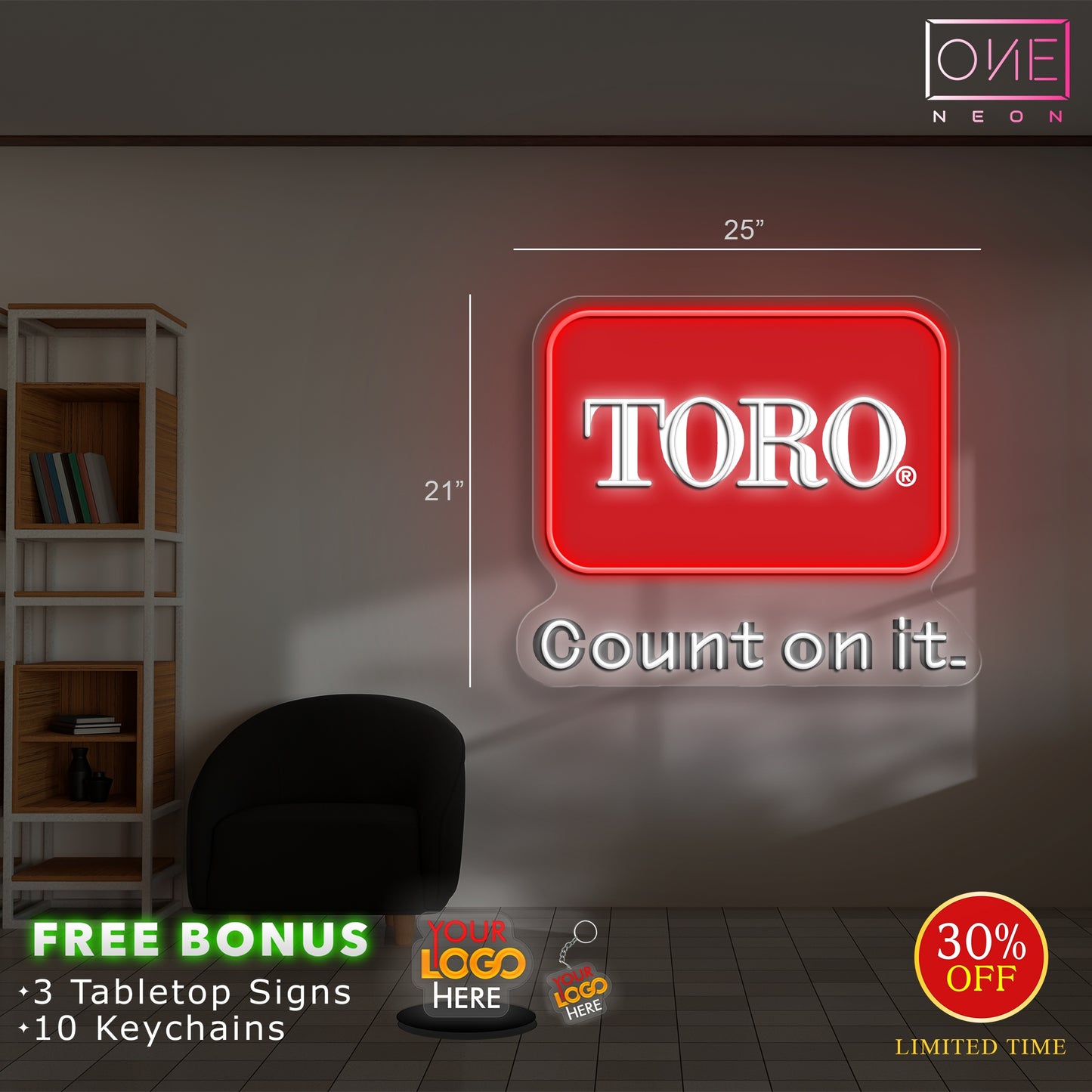 TORO count on it| LED Neon Sign