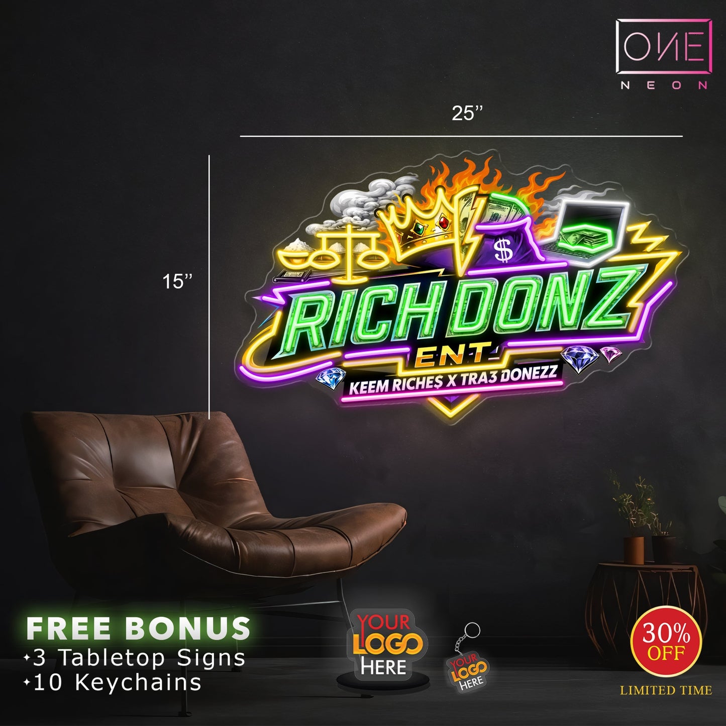 RICHDONZ ENT | LED Neon Sign