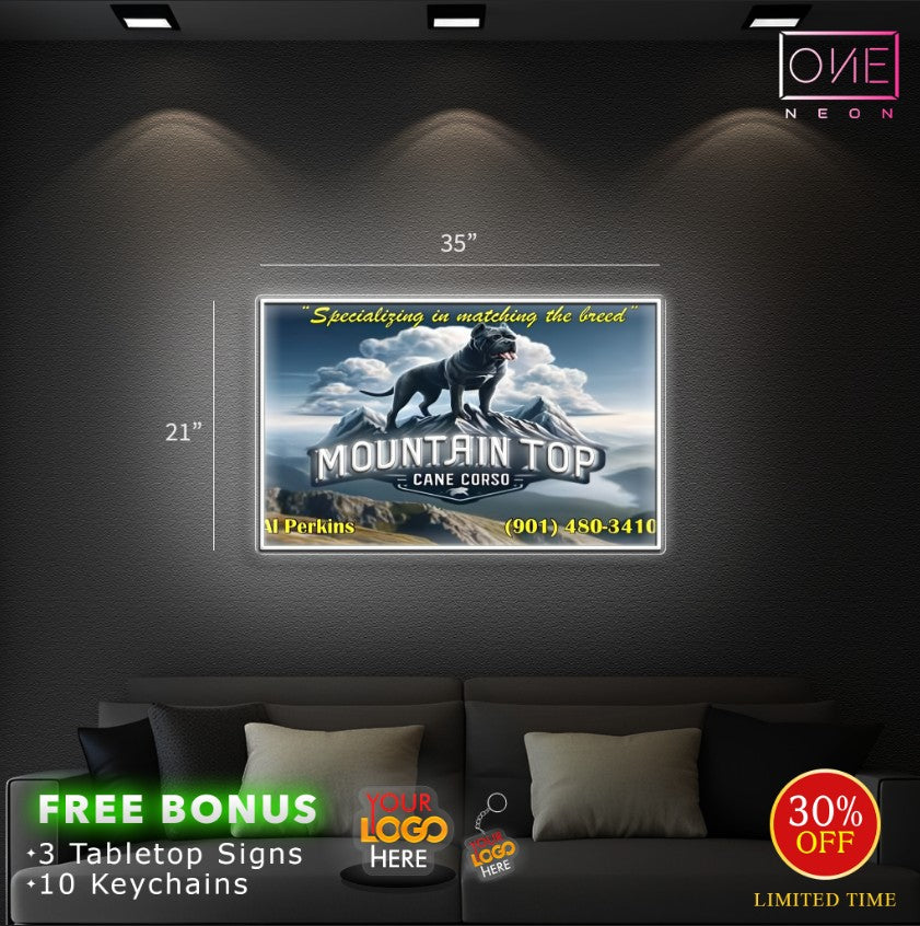 MOUNTAIN TOP | LED Neon Sign